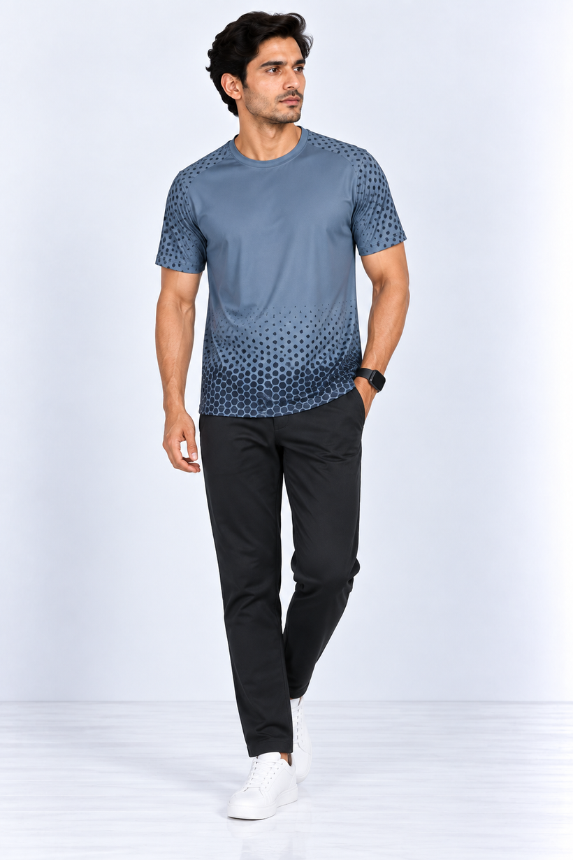 Light-Blue-Half-Sleeve-Tshirt-Full-View