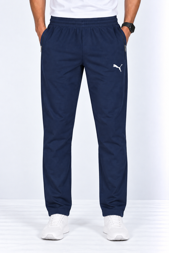 Navy-Blue-Cotton-Track-Pant-Front-View