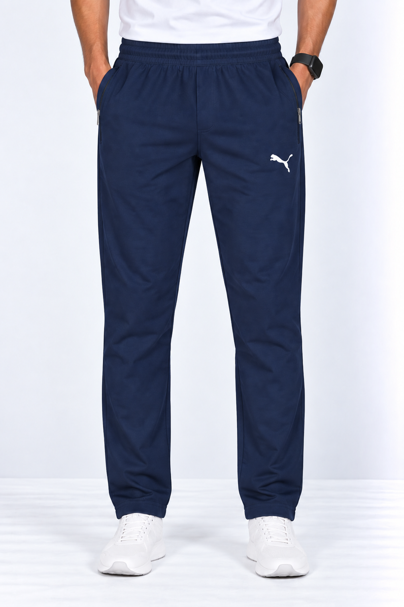Navy-Blue-Cotton-Track-Pant-Front-View