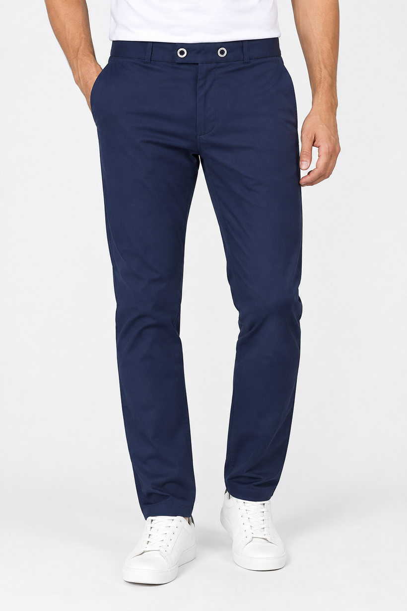 Navy-Blue-Solid-Formal-Lycra-Pant-Front-Vie