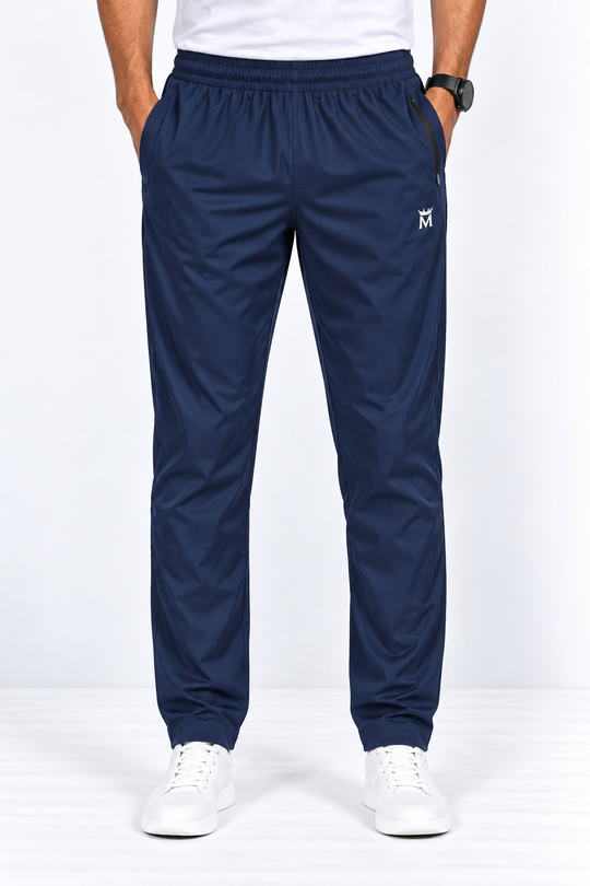 Navy-Blue-Sport-Track-Pant-Front-View