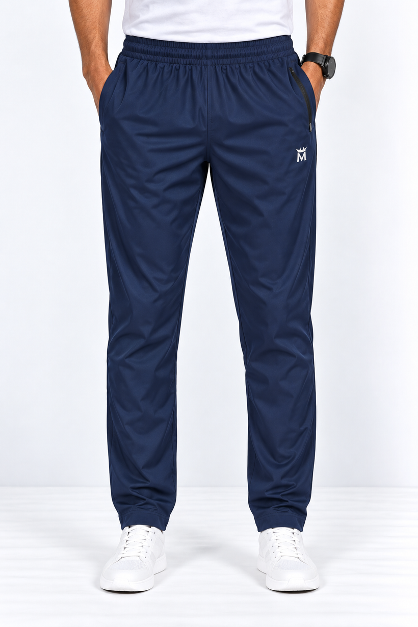 Navy-Blue-Sport-Track-Pant-Front-View