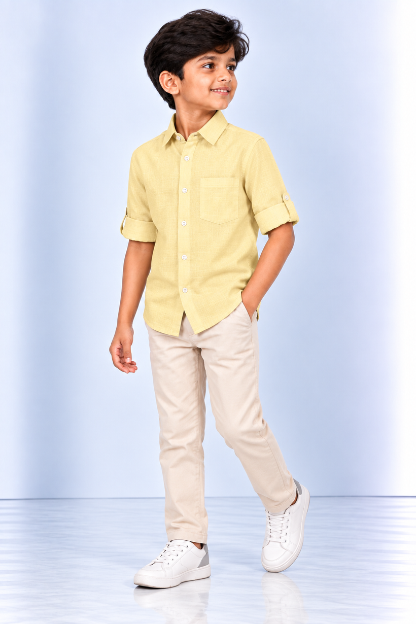 Yellow-Kids-Korean-Shirt-Full-View