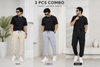 Joggers pant with pockets 3 pcs combo