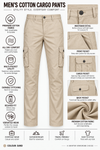 Beige-Cotton-Cargo-Pant-Product-Detail-View