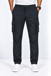Black-Cargo-Track-Pant-Front-View