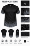 Black Half Sleeve T-Shirt for Men