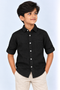 Black Kids Korean Shirt