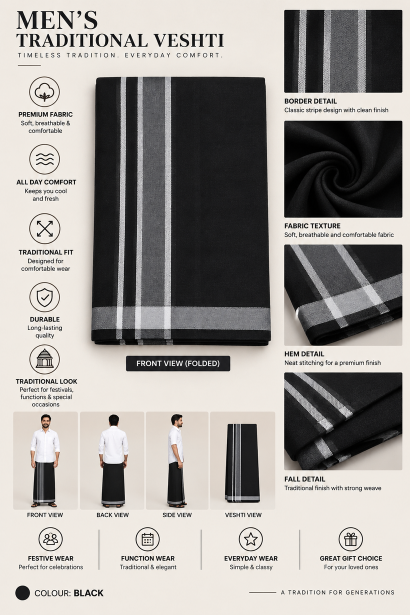 Black-Men-Dhotis-Product-Detail-View