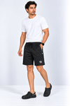Black-Solid-Sport-Shorts-Full-View