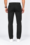 Black-Solid-Twill-Formal-Pant-Back-View
