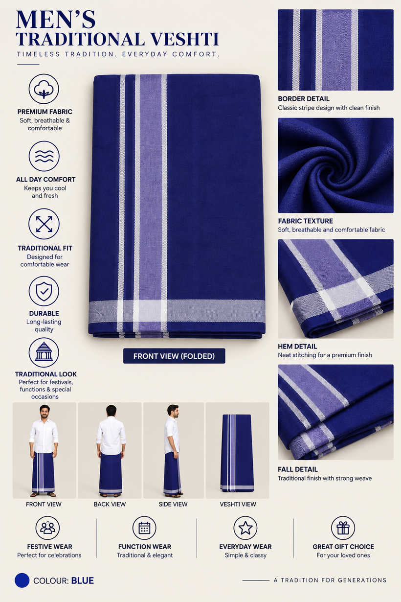 Blue-Men-Dhotis-Product-Detail-View