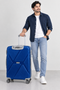 Blue Trolley Bag