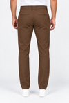 Brown-Solid-Formal-Lycra-Pant-Back-View