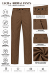 Brown-Solid-Formal-Lycra-Pant-Product-Detail-View