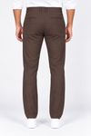 Brown-Solid-Twill-Formal-Pant-Back-View