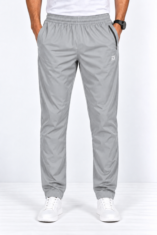 Gray-Sport-Track-Pant-Front-View