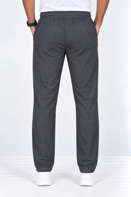 Grey-Cotton-Track-Pant-Back-View