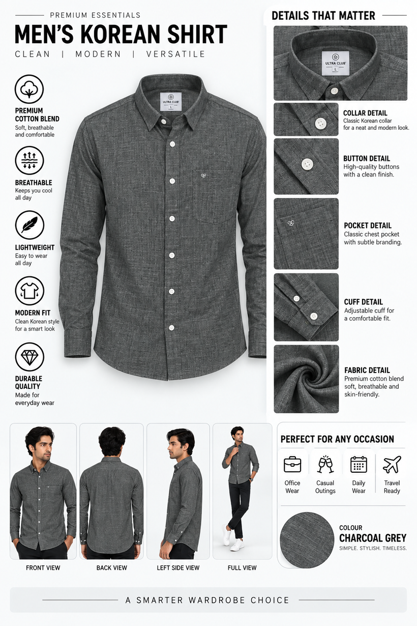 Grey-Korean-Shirt-Product-Detail-View