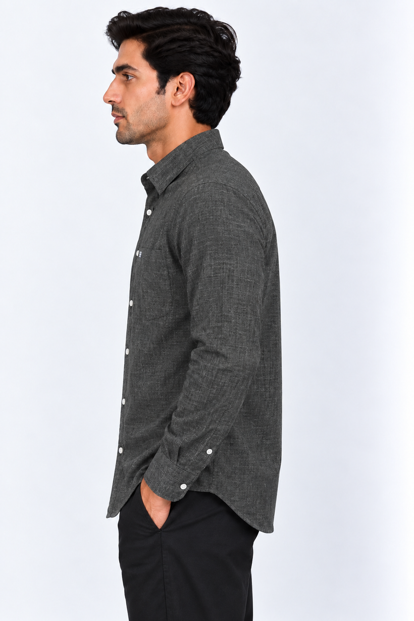 Grey-Korean-Shirt-Side-View