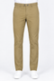 Khaki Solid Twill Formal Pants for Men