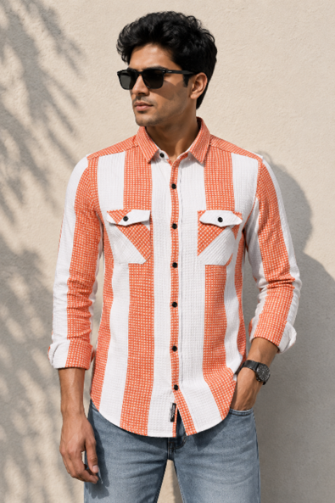 Orange-Korean_Full_Sleeve_Shirt