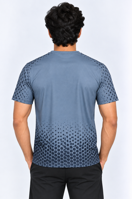 Light-Blue-Half-Sleeve-Tshirt-Back-View
