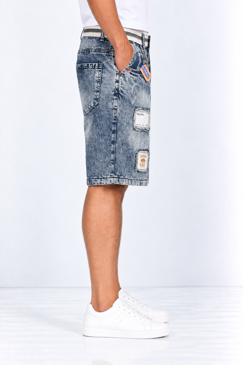 Light-Blue-Jean-Short-Side-View