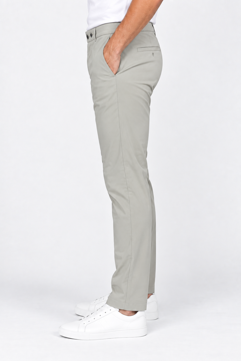 Light-Greige-Solid-Formal-Lycra-Pant-Side-View