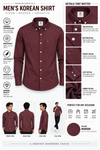 Maroon-Korean-Shirt-Product-Detail-View