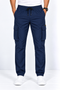 Navy Blue Cargo Track Pants for Men