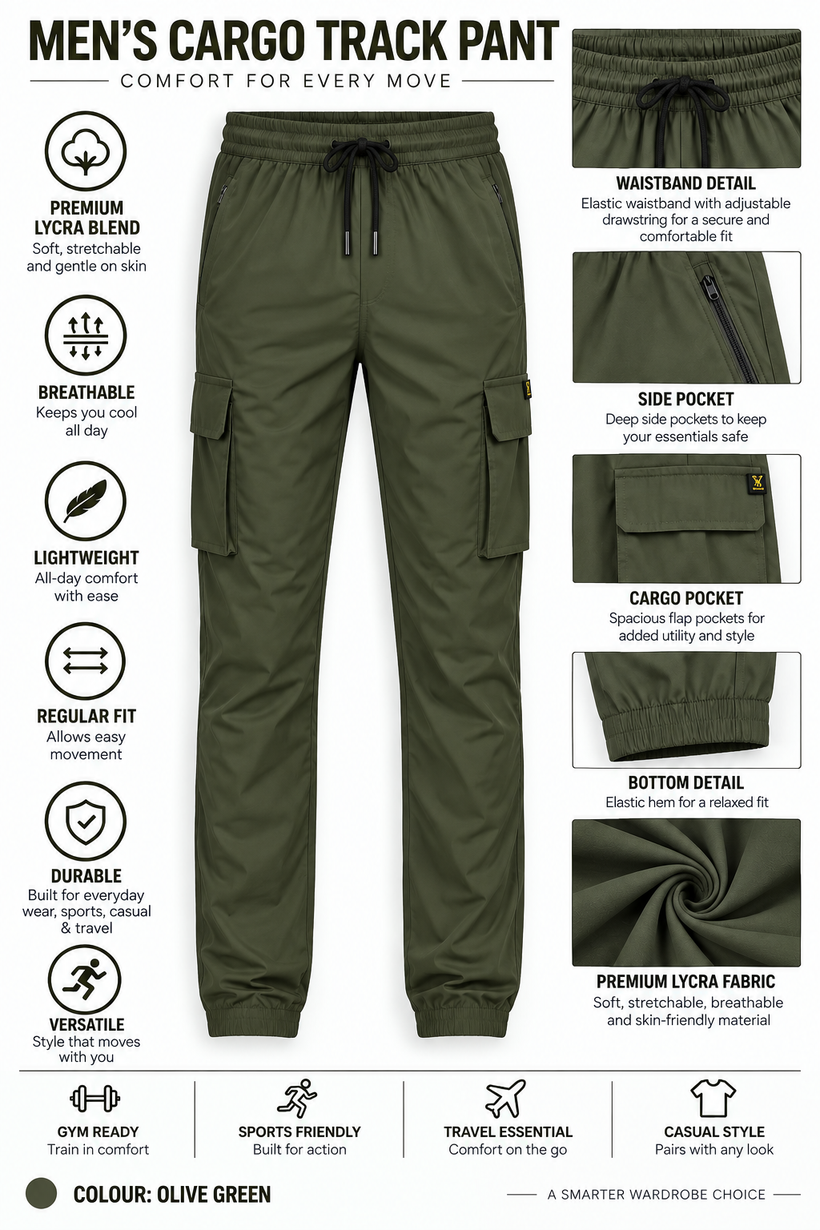 Olive-Green-Cargo-Track-Pant-Product-Detail-View