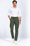 Olive-Green-Cotton-Cargo-Pant-Full-View