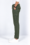 Olive-Green-Cotton-Cargo-Pant-Side-View