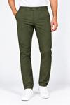 Olive-Green-Solid-Twill-Formal-Pant-Front-View