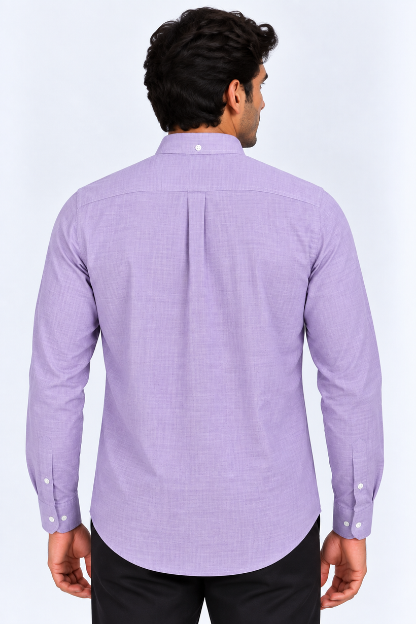 Purple-Korean-Shirt-Back-View