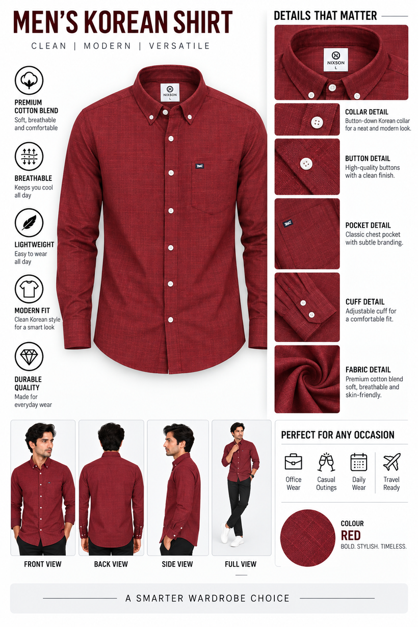 Red-Korean-Shirt-Product-Detail-View