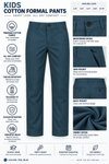 Teal-Blue-Solid-Kids-Cotton-Pant-Product-Detail-View