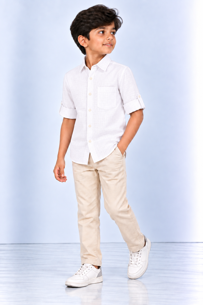 White-Kids-Korean-Shirt-Full-View